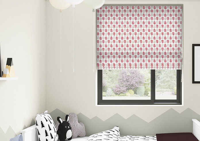 Alfresco, Pomegranate - Twist&Fit Roman Blind - Image 3